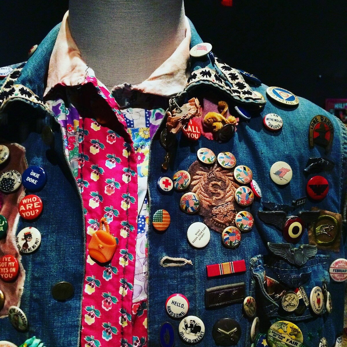 A colourful collection of enamel pins
