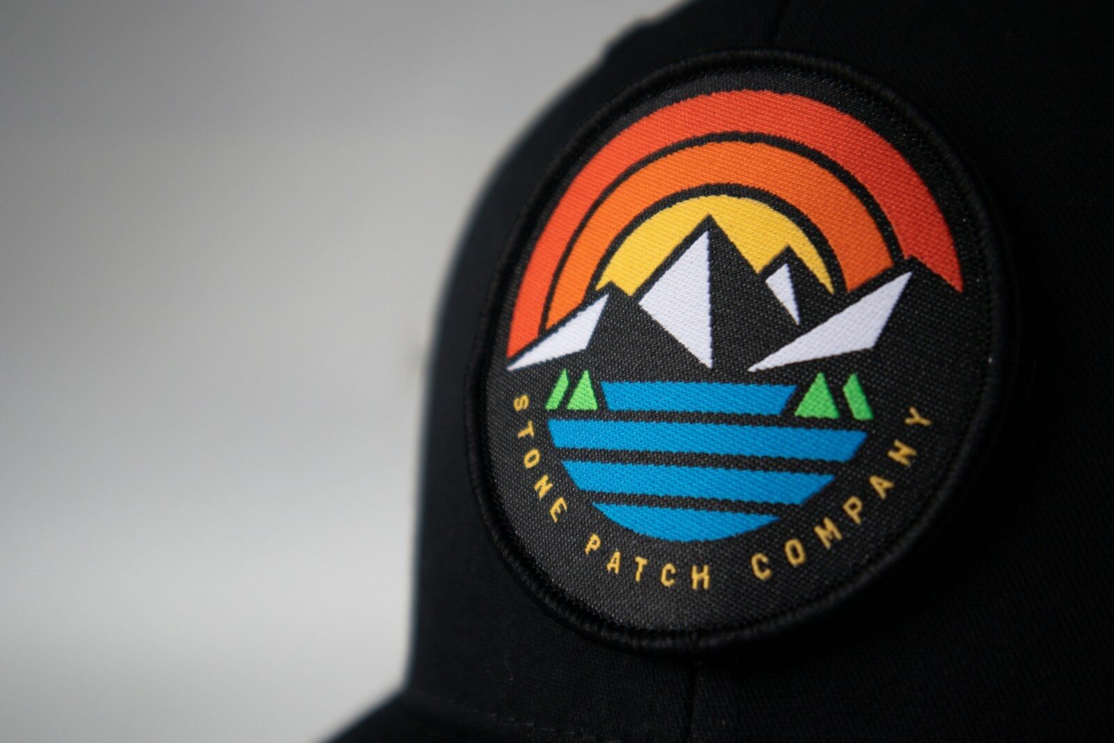 Embroidered logo cap